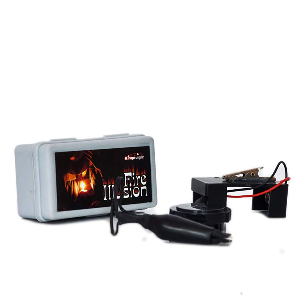 ZQION Main Fire Double – Tour De Magie Avec Flammes, Accessoire Pour Magicien, 2 Pièces Pour Spectacle Et Illusion