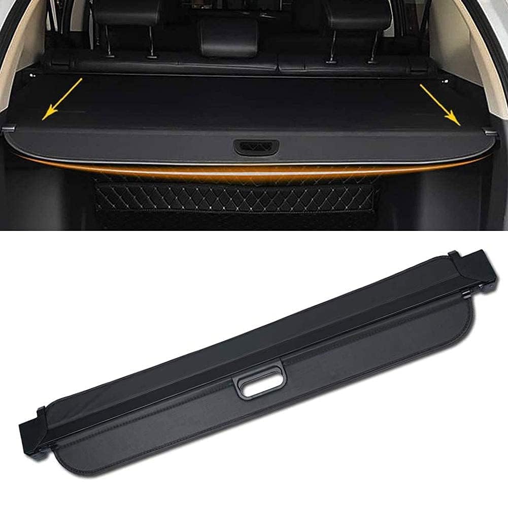 Binnxc Car Retractable Trunk Parcel Shelf For Bmw X5 E70 F15 2006-2018, Waterproof Retractable Rear Luggage Cover, Rear Boot Cargo Cover Accessories