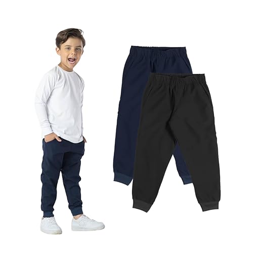Calça Infantil Menino Tactel Escolar com Punho