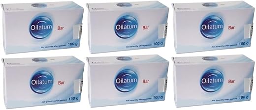 GSKOilatum Soap Bar For Dry Skin - 100 gm, Pack Of 6