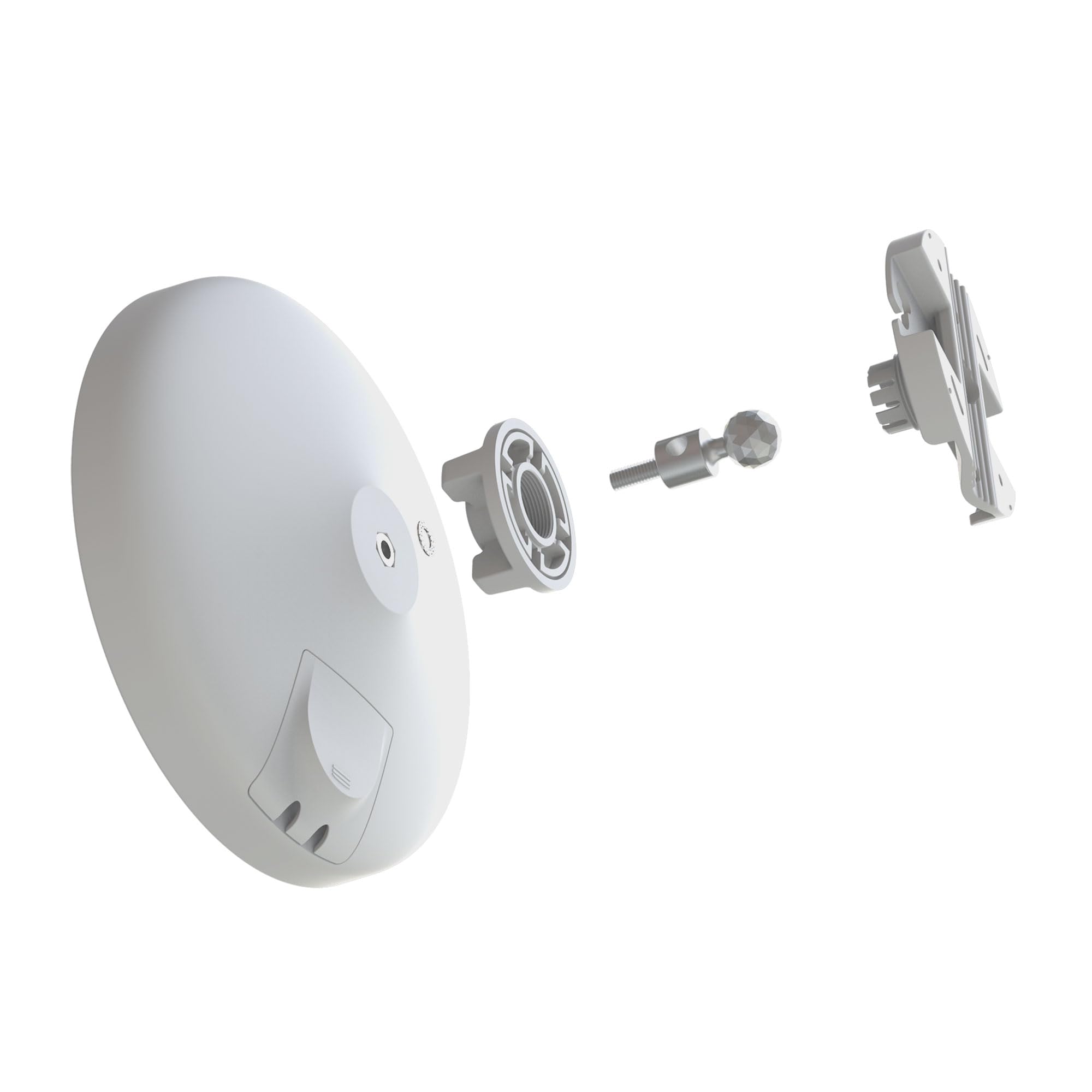 EnGenius EnStation6 Wi-Fi 6 Bridge 5GHz 1200 Mbps 2x2 MIMO 19 dBi Antenna 26 dBm IP55 Point-to-Point 18 km Porta Gigabit Resistente alle Intemperie