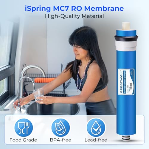 iSpring F28K75 3-Year Replacement Supply Set for 6-Stage Reverse Osmosis RO Water Filtration Systems with Alkaline Mineral Filter, 28 Piece, White