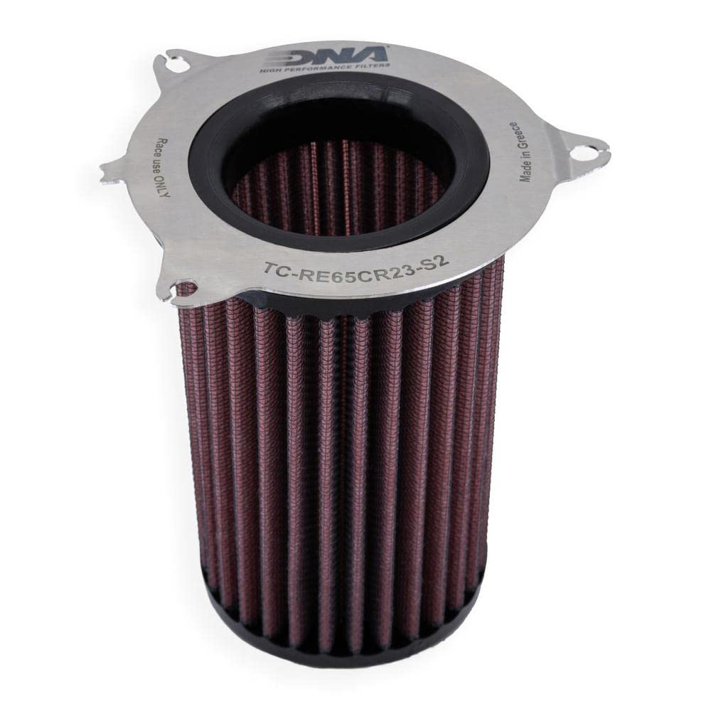 DNA High Performance Filters DNA Air Cover Etapa 2 y filtro Combo compatible con Royal Enfield Super Meteor 650 (22-24) PN: R-RE65CR23-S2-COMBO