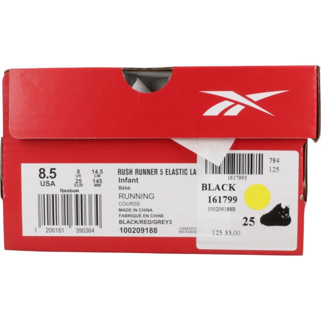 Reebok Rush Runner 5 Elastic Lace, Sneaker Bambini e Ragazzi
