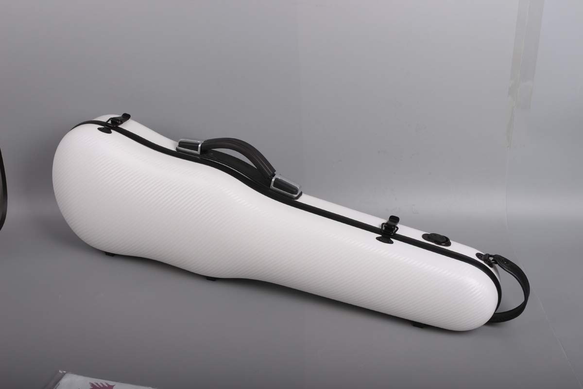 カーボンファイバー製　バイオリンケース ホワイト　4/4サイズ Amazon | 4/4 バイオリンケース ハードシェル混合カーボン