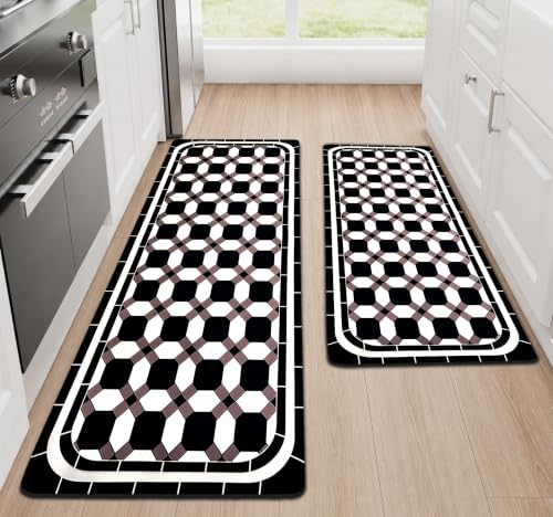 Image of SITTELLA Kitchen Floor Mats, 2 Size Combo (45x100 & 45x120 CM)