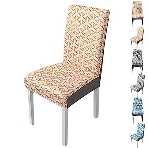Housse de chaise extensible pour protéger et rénover un dossier abîmé