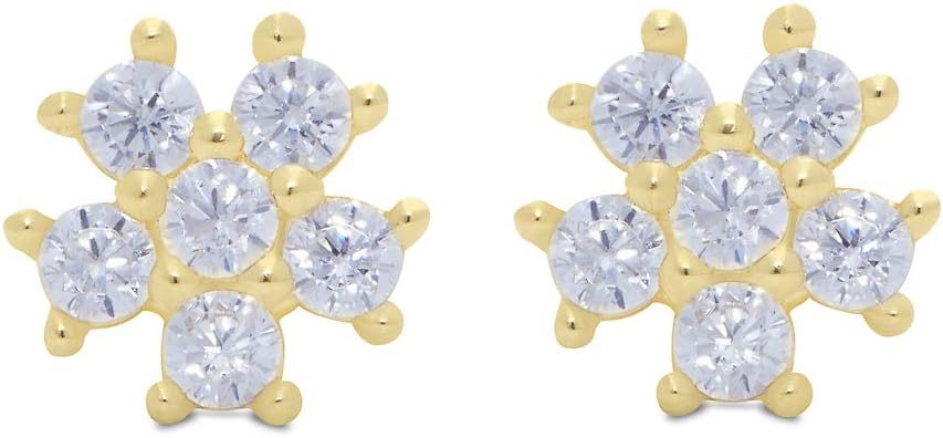 Milla Solid 100% Real 14K Gold Stud Earrings| All Day Wear | Hypoallergenic | Multiple Styles and Trends For All Occasions