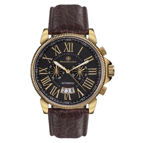 Preisvergleich Produktbild Mathis Montabon Armbanduhr Classique Moderne gold / schwarz