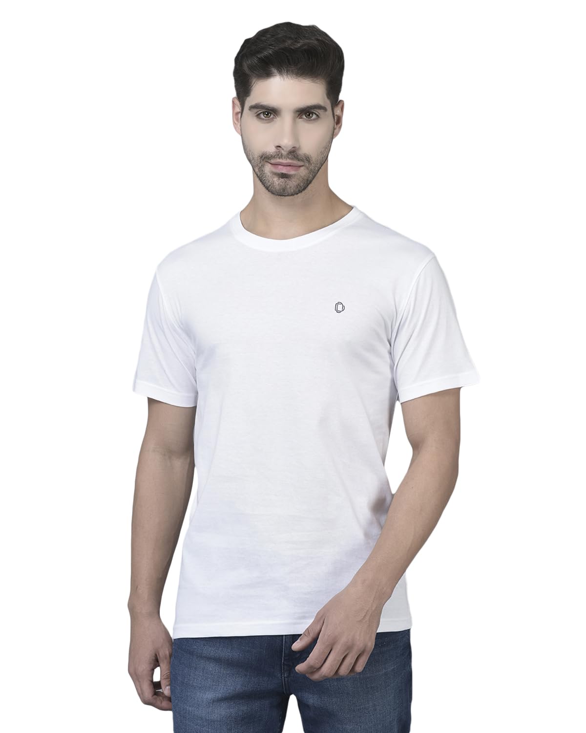 DollarSuper Combed Cotton Mens Solid T-Shirt