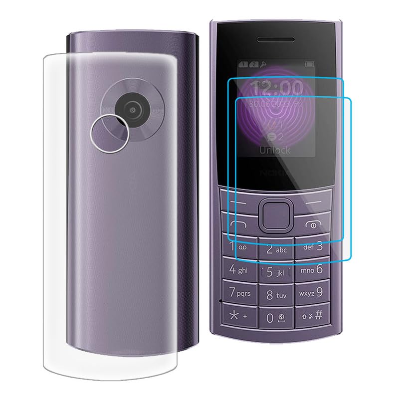 dipos I 2X Pellicola Protettiva Compatibile con Nokia 210 Pellicola di