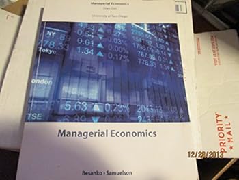 Paperback Managerial Economics (University of San Diego,alan Gin, Softcover 2010) Book