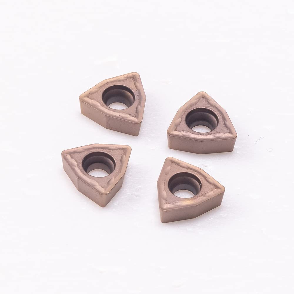 KEEBI Insertos de torneado de carburo 10 Piezas WCMT WCMX Hoja de aleación Dura, WCMT050308 WCMT040208 WCMT06T308 WCMX030208 WCMT080412FN FN Fresa (Angle : WCMT080412FN)