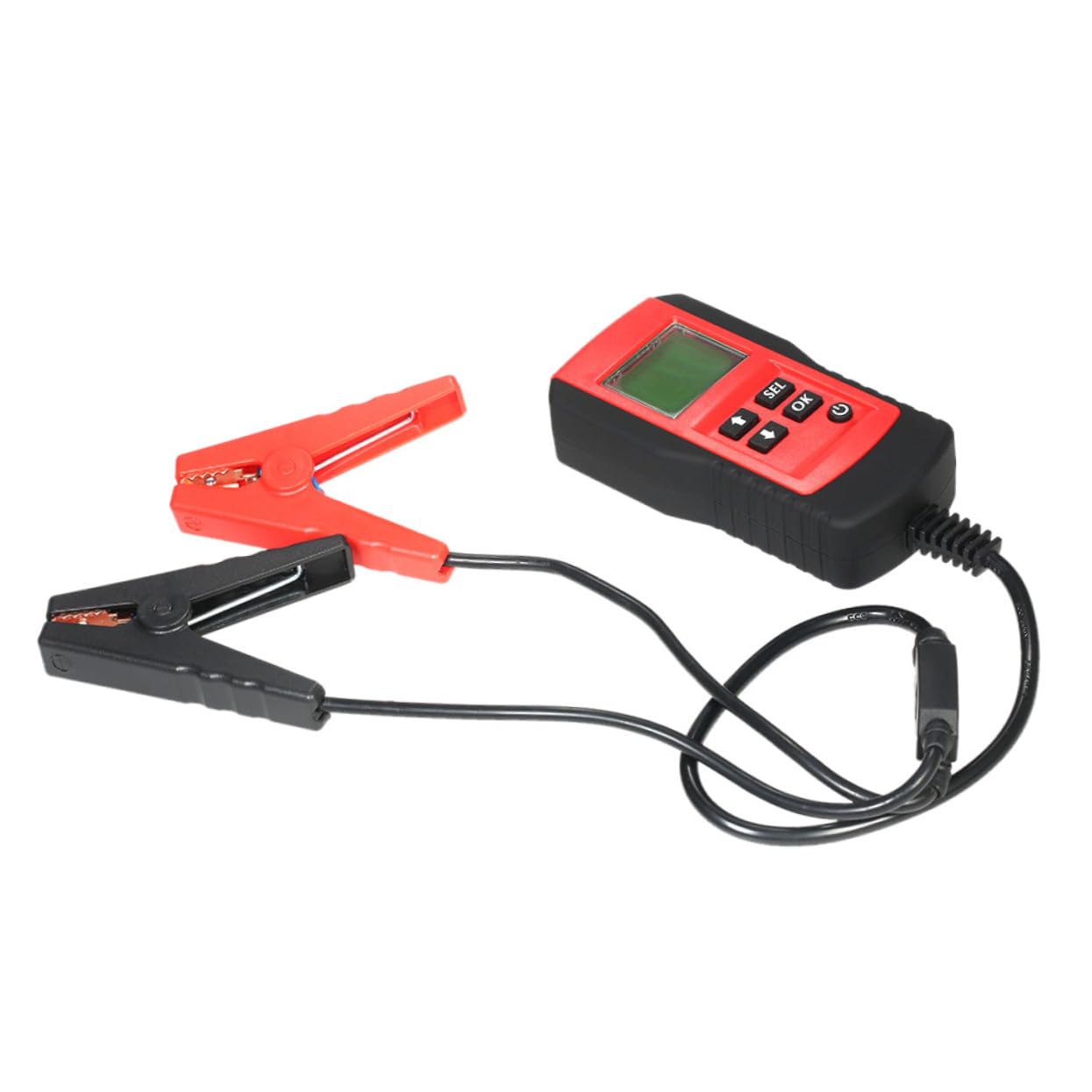 Car Battery Tester Automotive Digital Analyzer with LCD Display Accurate Battery Life Capacity Test for Passenger Cars Abs Material