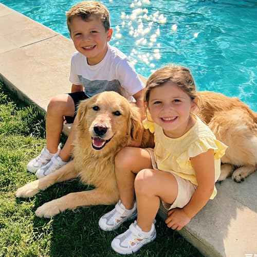 Image of JOINFREE Toddler Sandals Kids Wide Girls Boys Aqua Athletic Sneakers Barefoot Beach Sandals Quicky-Dry Non-slip Outdoor Water Sports Hiking Sandals Summer Water Shoes for Pool River Swim