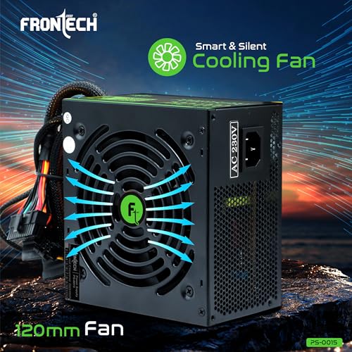 Image of Frontech PRO 1200 Power Supply for PC : High-Performance Power Supply Engineered for Peak Performance and Precision (PS-0015)