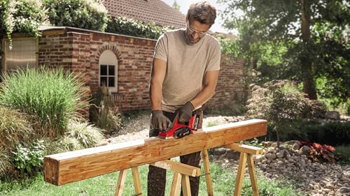 Einhell Power X-Change 18V Cordless Planer - Battery Electric Planer For Wood, 2mm Max Chip Depth, Aluminium Soleplate With V-Groove - TE-PL 18/82 Li Solo Planing Tool (Battery Not Included) - Image 4