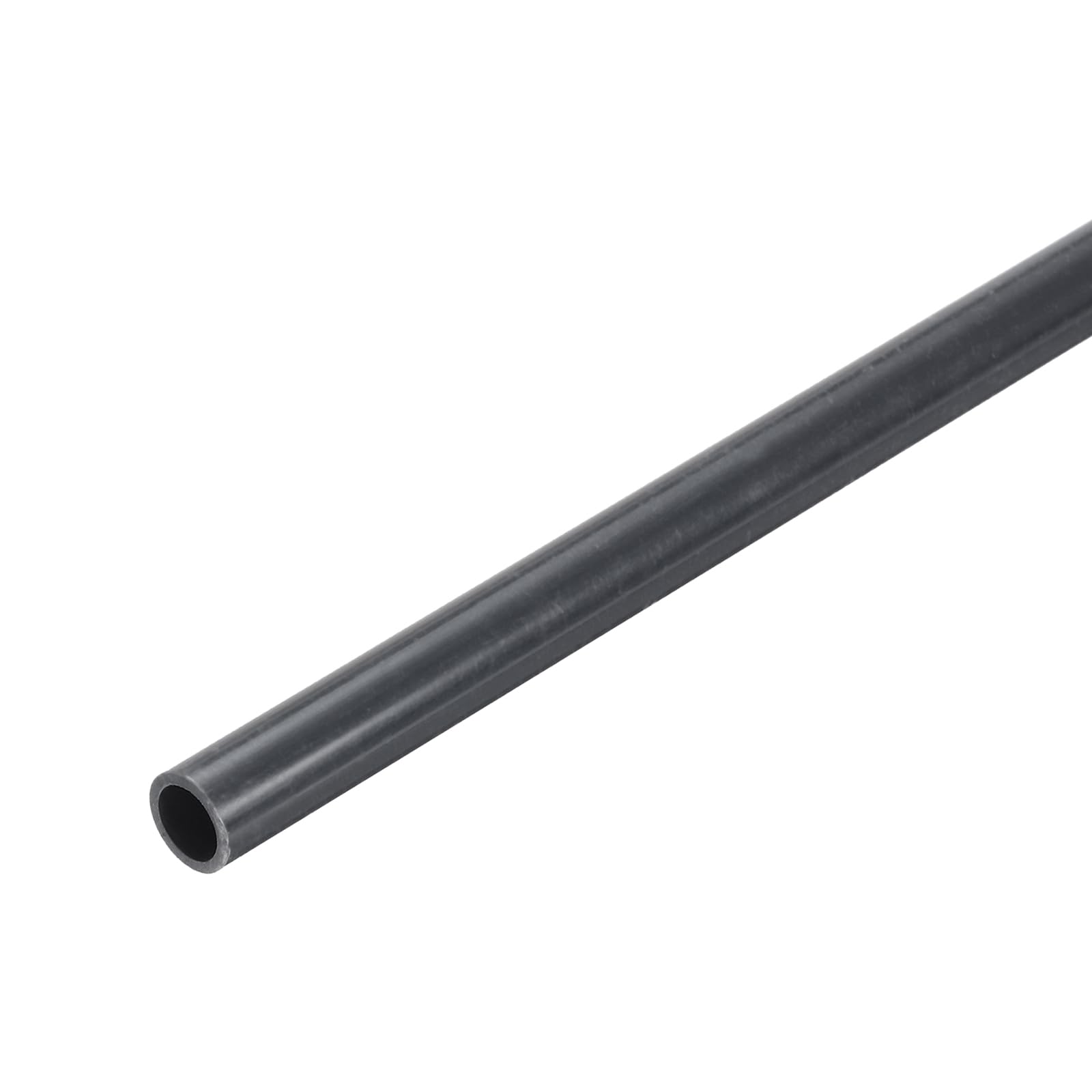 QUARKZMAN 30cm Largo Tubo Rígido de PVC, 6x8mm(ID*OD) Tubo Redondo de Alto Impacto para Acuario, Tubería de Agua para Piscina Riego Fontaneria Bricolaje, Gris Oscuro, 2pcs