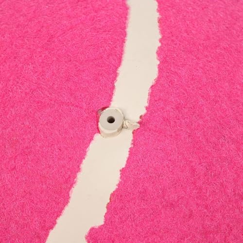 HERCHR Hunde Tennisball 20cm/8 Zoll Hoher Dehnbarkeit Gummi Plüschfilz Interaktives Ball Aufblasbare Riesen Tennisbälle Großer Tennisball Jumbo Hundeball Riesen Tennisball für Haustiere Geschenk