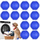 12 PCS Pet Hair Remover for Laundry, Washing Machine Fur Catcher, Effective Cat Dog Laundry Pet Hair Catcher for Clothes, Sheets, Towels, Fleece Blankets, Won’t Damage Fabric-4