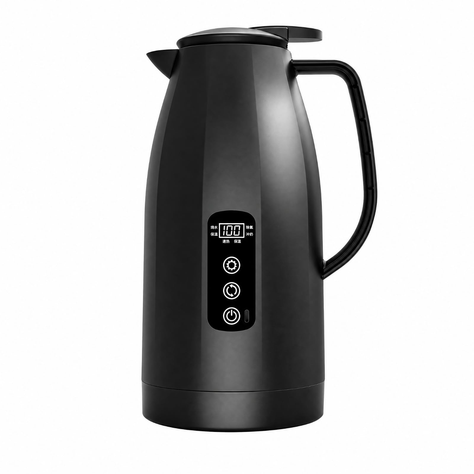 Bollitore per Veicoli | Portatile, Bollitore Elettrico in Acciaio Inox, Compatto, per Spostamenti Quotidiani, Nero