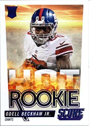 2014 Score NFL Hot Rookies Football Card # 7 Odell Beckham Jr. - New York Giants