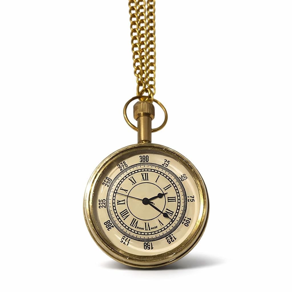 Victoria Watch Antique Gandhi Brass Antique Pocket Watch Vintage Pocket Watch