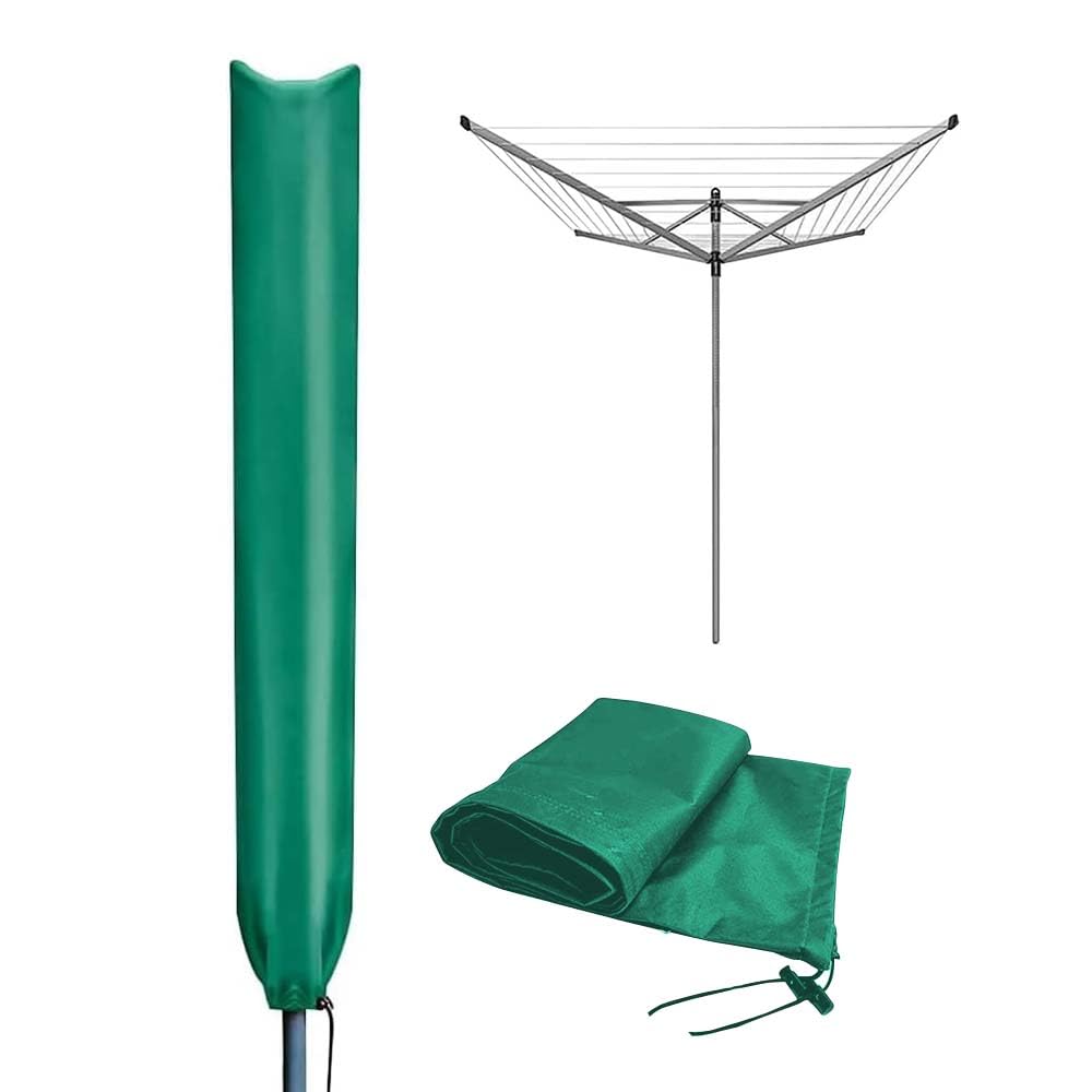 Concept4u Rotary Washing Line Cover Waterproof Heavy Duty Rotary Clothes Line Cover for Garden Dryer, Garden Parasol and Airer