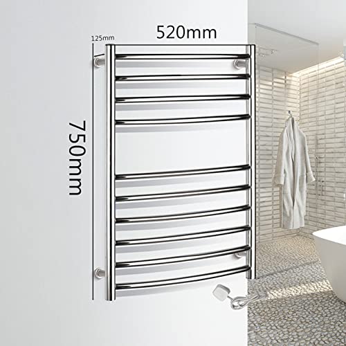 Toallero calefaccionado de 10 barras para baños modernos de pared 7
