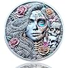 Inspirational Zinc Alloy Challenge Coin - 1.57 Inch Motivational Token with Artistic Design and Meaningful Quote for Lifes Moments