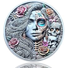 Inspirational Zinc Alloy Challenge Coin - 1.57 Inch Motivational Token with Artistic Design and Meaningful Quote for Lifes Moments