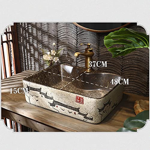 XEX-Moderno-Ceramica-Lavabo-sobre-Encimera-Lavamanos-Pequeno-Superficie-Lisa-Pica-Bano-Artistico-con-Combinacion-De-Grifo-Y-DesagueSizeConjunto-de-Lavabo