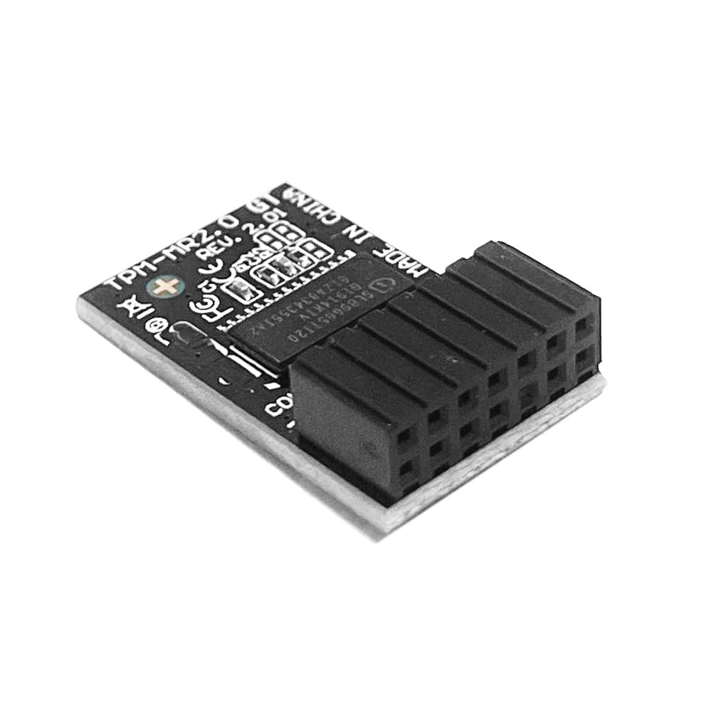 Gintai módulo TPM2.0 LPC 14Pin para ASUS Placa Base con Win11 Tarjeta cifrada TPM 2.0 módulo TPM-M R2.0 módulo Infineon SLB9665 2x7P TPM 2.0 PCB para Ordenador — view 5