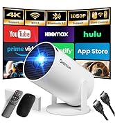 [App intégrée] Vidéoprojecteur 2026 Rétroprojecteur Portable Mini Projecteur Dual Contrôle avec S...
