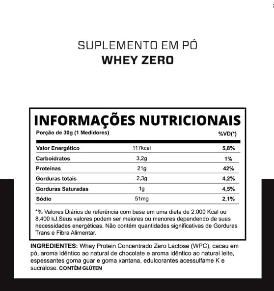 3VS Nutrition Whey 900g Zero Lactose Sabor Chocolate | Amazon.com.br