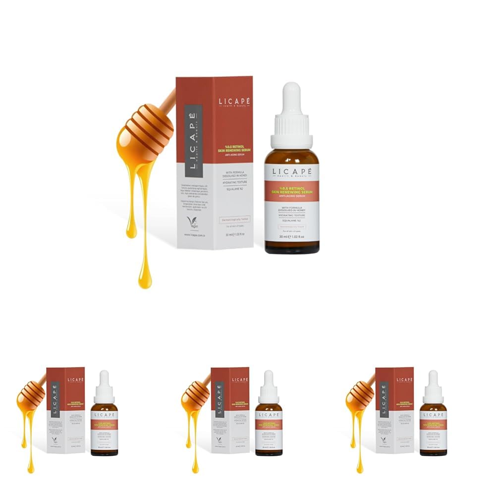 Cilt Yaşlanması Karşıtı Aydınlatıcı Retinol (2. Aşama%0,5) Serum 30ml (4 paketi)