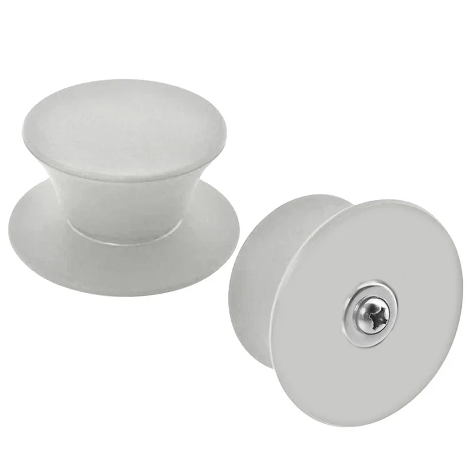 Asa de la tapa de una olla, Reemplazo de mango tapa olla silicona 12 piezas multicolor(Grey)