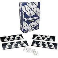 Bizak, Triominos Caja Metalica, Edición de Viajes, Juego de Mesa
