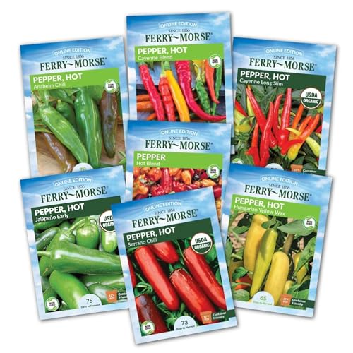 Image of Ferry-Morse Hot Pepper Seed Variety Pack - Non-GMO - 7 Pack