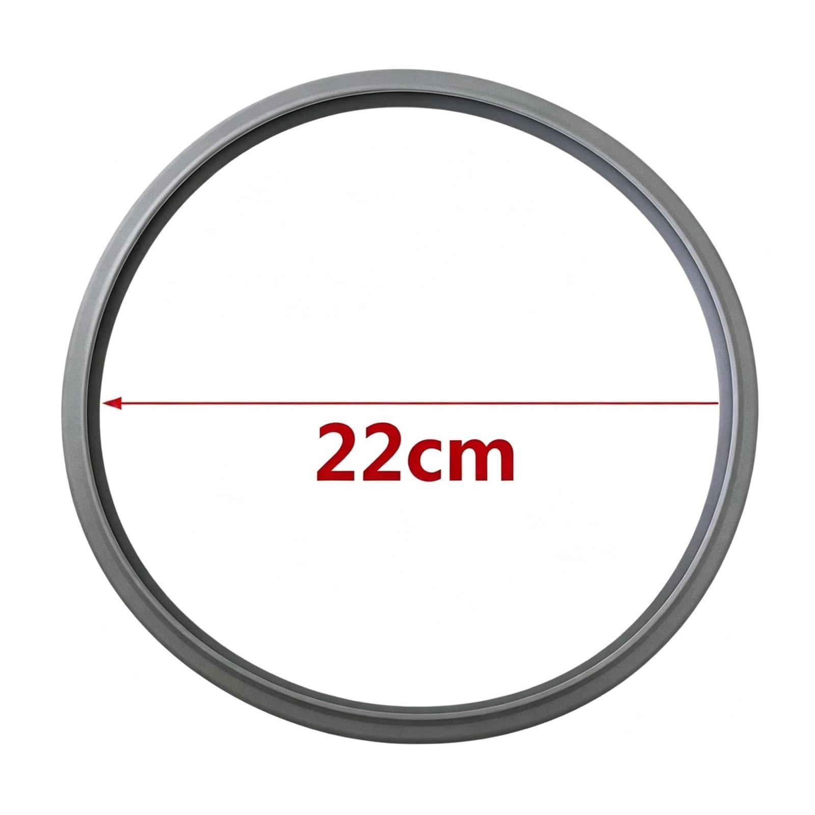22 Cm Silikon-Dichtungsring, Ersatzzubehör, Kompatibel Mit WMF Perfect RDS/Plus Schnellkochtöpfen(2 PCS)