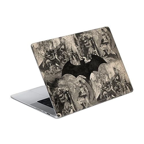 Sticker MacBook Pro 16 A2485 Batman skin vinyle DC Comics