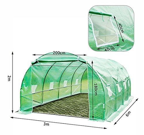Outsunny - Serra per Piante a Tunnel 8 Finestre 5