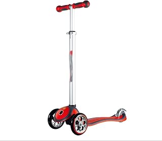 Kick Scooters for Kids 2-12 Years Old - Foldable Scooter with Removable Seat, 3 LED Light Wheels Wide Standing Board, and Adjustable Height - 110 Lbs Capacity