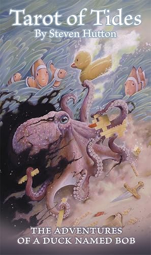 Tarot of Tides: The Adventures of a Duck Named Bob―Unique 78-Card Tarot Deck and 164-Page Guidebook, Imaginative Storytelling, Fantasy Artwork, Toy Duck Hero’s Journey
