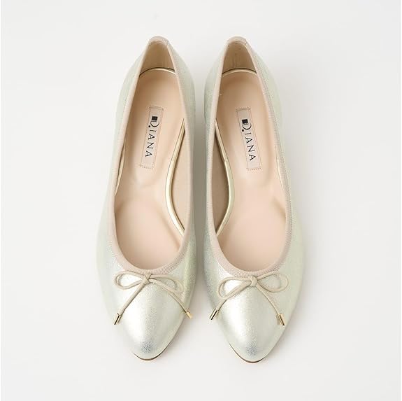 Amazon | [ダイアナ] ローヒール・フラットシューズ 日本製 黒