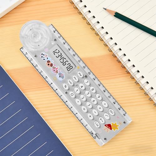 Regla digital compacta para resolver operaciones aritméticas y medir planos 7