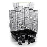 --- EDLE OPTIK --- Unser XXL Vogelkäfig EMMA Cabrio besticht durch seine elegante und edle Optik. Durch seine Schlichtheit passt er sich ideal Ihren räumen an egal welchen Standort Sie wählen.