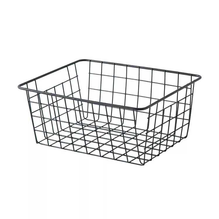 Wire Storage Basket, Metal Fruit & Vegetable Basket for Kitchen Counter, Pantry Organizer Basket for Fruits, Vegetables, Snacks & Household Storage (PACK OF 1)-image-30