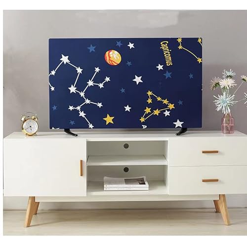 Alhbejt Monitor Dust Cover 22, 23, 24,25 Inch Anti-Static Dustproof Protective Cover For Lcd/Led/Hd Panel Case Computer Sleeve Compatible With 22-25 Inch Pc, Desktop And Tv (Blue Constellation,22-25Inch) #TOP5