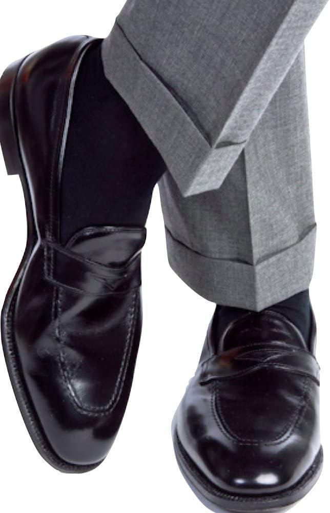 ToBeInStyle Men's Solid & Print Crew Dress & Athletic Socks